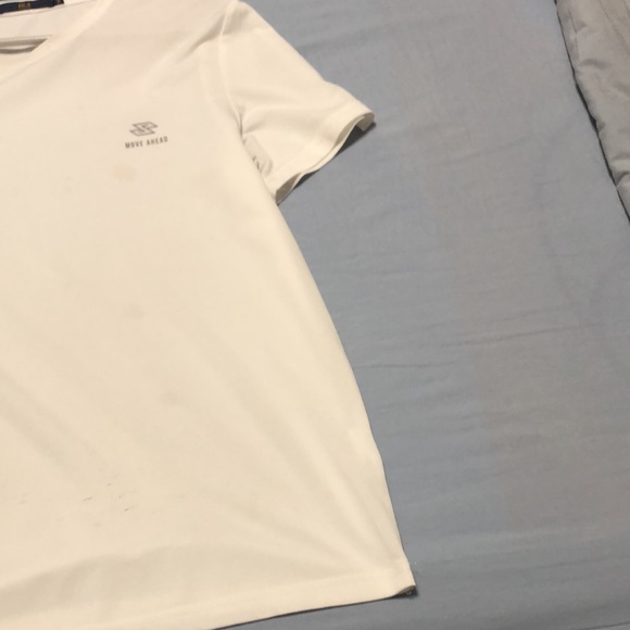 Men's white short-sleeved T-shirt - Picture 3 of 16